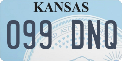 KS license plate 099DNQ