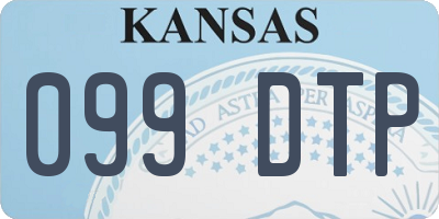 KS license plate 099DTP