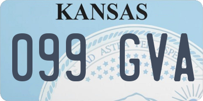 KS license plate 099GVA