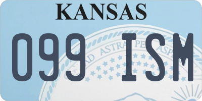 KS license plate 099ISM