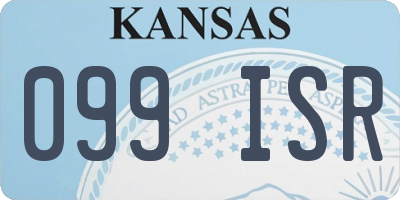 KS license plate 099ISR