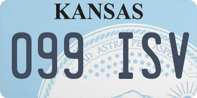 KS license plate 099ISV