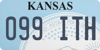 KS license plate 099ITH