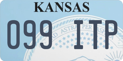 KS license plate 099ITP