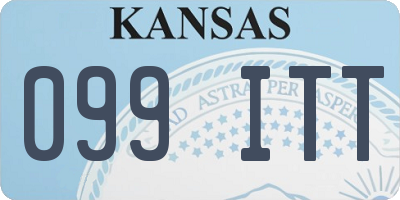 KS license plate 099ITT