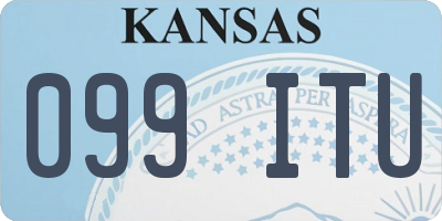 KS license plate 099ITU