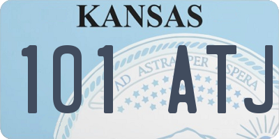 KS license plate 101ATJ