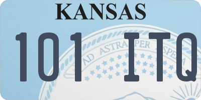 KS license plate 101ITQ