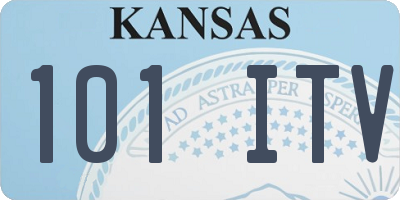 KS license plate 101ITV