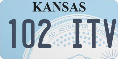 KS license plate 102ITV