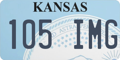 KS license plate 105IMG