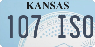 KS license plate 107ISO