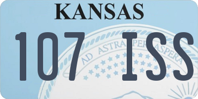 KS license plate 107ISS