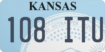 KS license plate 108ITU