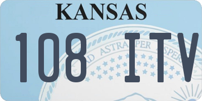 KS license plate 108ITV