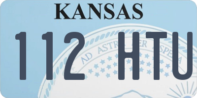 KS license plate 112HTU