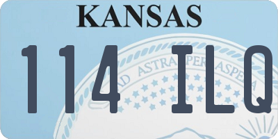 KS license plate 114ILQ
