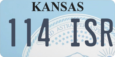 KS license plate 114ISR