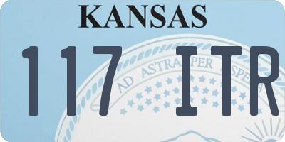 KS license plate 117ITR