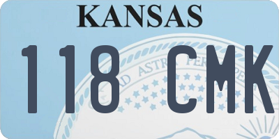 KS license plate 118CMK