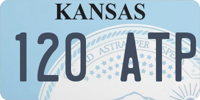 KS license plate 120ATP