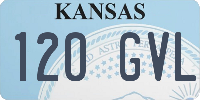 KS license plate 120GVL