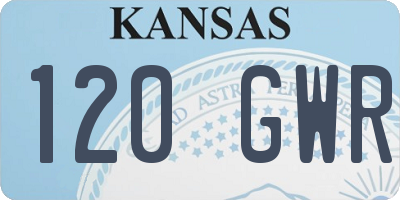 KS license plate 120GWR