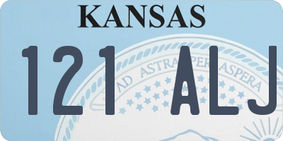 KS license plate 121ALJ