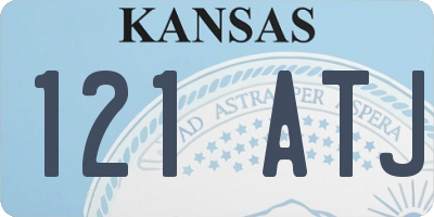 KS license plate 121ATJ