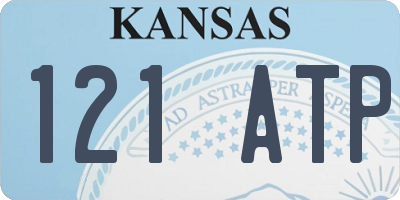 KS license plate 121ATP