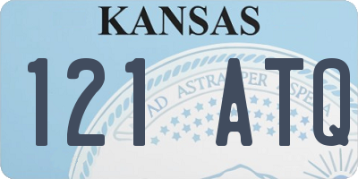 KS license plate 121ATQ