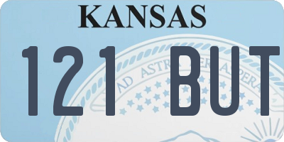 KS license plate 121BUT