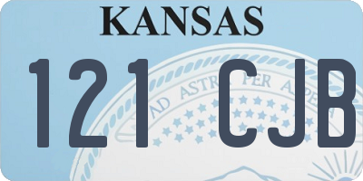 KS license plate 121CJB