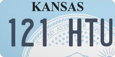 KS license plate 121HTU