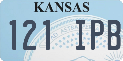 KS license plate 121IPB