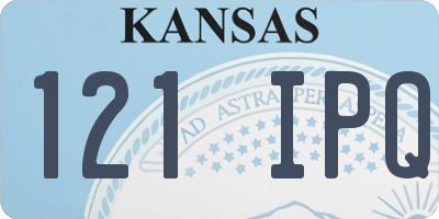 KS license plate 121IPQ