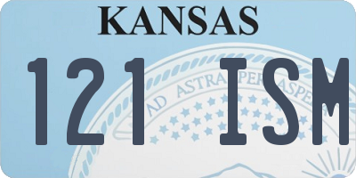 KS license plate 121ISM