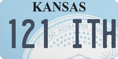 KS license plate 121ITH