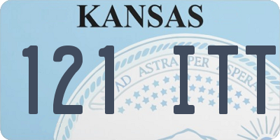 KS license plate 121ITT