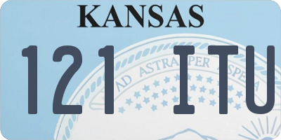 KS license plate 121ITU