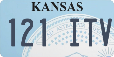 KS license plate 121ITV