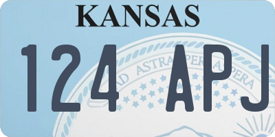 KS license plate 124APJ