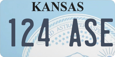 KS license plate 124ASE