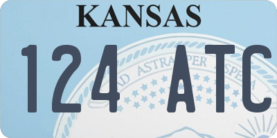KS license plate 124ATC