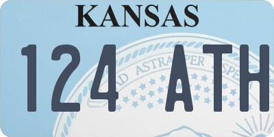 KS license plate 124ATH