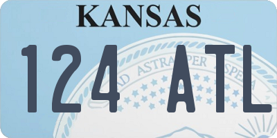 KS license plate 124ATL