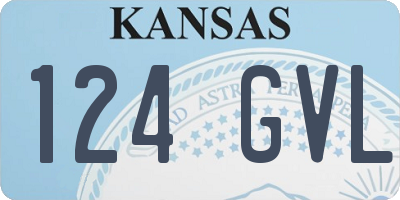 KS license plate 124GVL