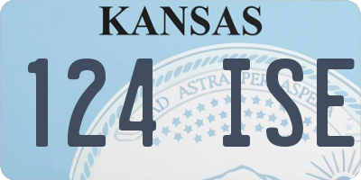 KS license plate 124ISE