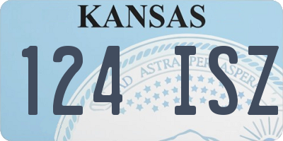 KS license plate 124ISZ