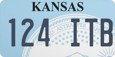 KS license plate 124ITB